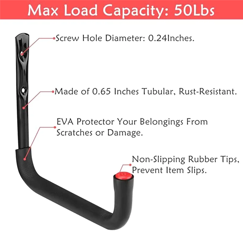 A43F-2X Kayak Racks Heavy Duty Wall Mounted Kayak Storage Hooks Kayak Storage Hangers For Canoe Kayak Garage Paddle Board
A43F-2X Kayak Racks Heavy Duty Wall Mounted Kayak Storage Hooks Kayak Storage Hangers For Canoe Kayak Garage Paddle Board