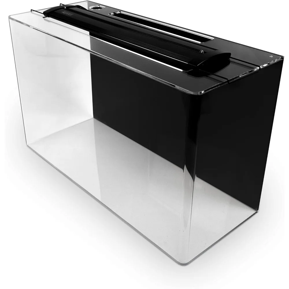 20 Gal Acrylic Aquarium Combo Set with LED Lighting Black Safe for Salt or Freshwater
20 Gal Acrylic Aquarium Combo Set with LED Lighting Black Safe for Salt or Freshwater