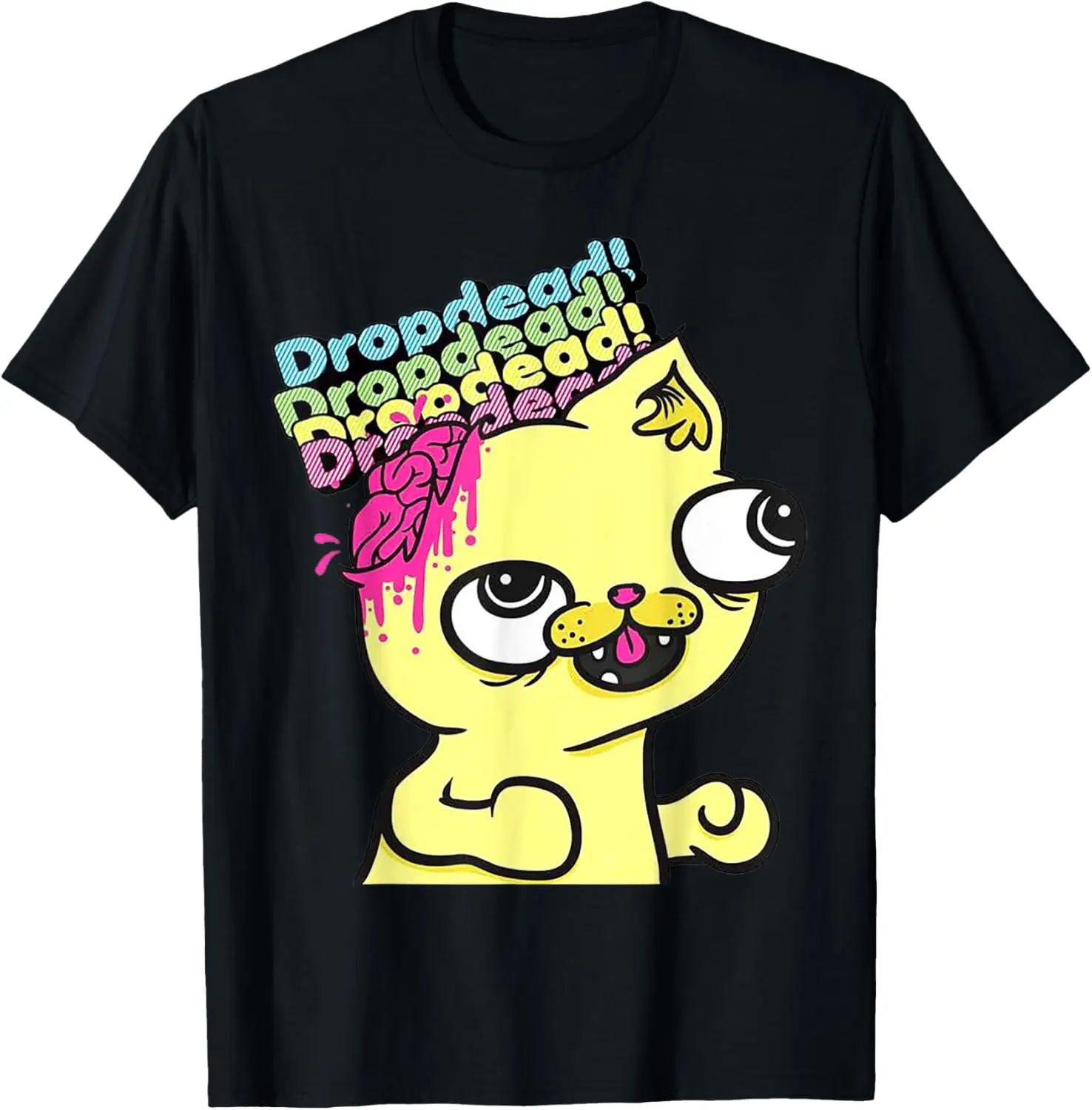 Dropdead Cat T-Shirt Anime Clothes Streetwear Mens T Shirts Graphic Camisas Oversized T Shirt
Dropdead Cat T-Shirt Anime Clothes Streetwear Mens T Shirts Graphic Camisas Oversized T Shirt