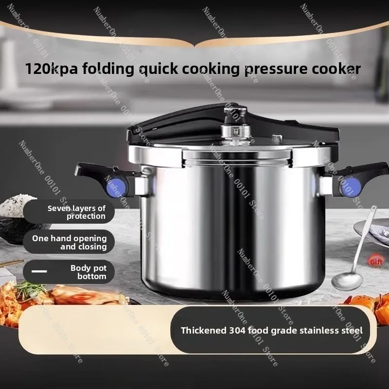 Foldable Stand Pressure Cooker, Stainless Steel Thickened Explosion Proof Pot, Universal for Induction Cooktop Gas
Foldable Stand Pressure Cooker, Stainless Steel Thickened Explosion Proof Pot, Universal for Induction Cooktop Gas