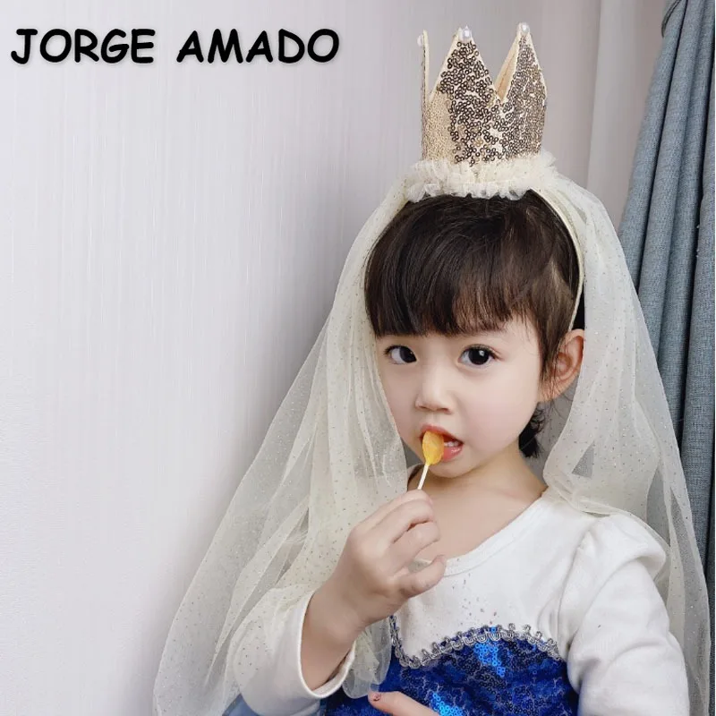 Princess Tulle Veil Headband for Girls Kids Birthday Party Wedding Crown Tiara Headwear Hair Accessories Child Photo Prop W005
Princess Tulle Veil Headband for Girls Kids Birthday Party Wedding Crown Tiara Headwear Hair Accessories Child Photo Prop W005
