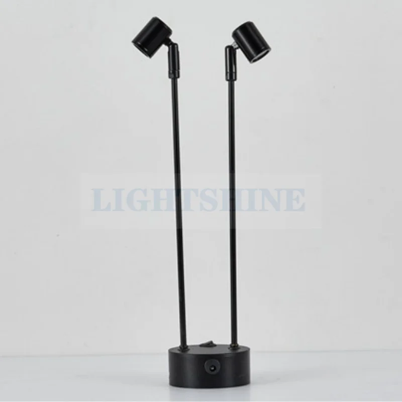 Led Jewelry Counter Light Double-Ended Spot Light Rechargeable Glass Showcase Light Bar Lamp 2X1W 2X3W
Led Jewelry Counter Light Double-Ended Spot Light Rechargeable Glass Showcase Light Bar Lamp 2X1W 2X3W