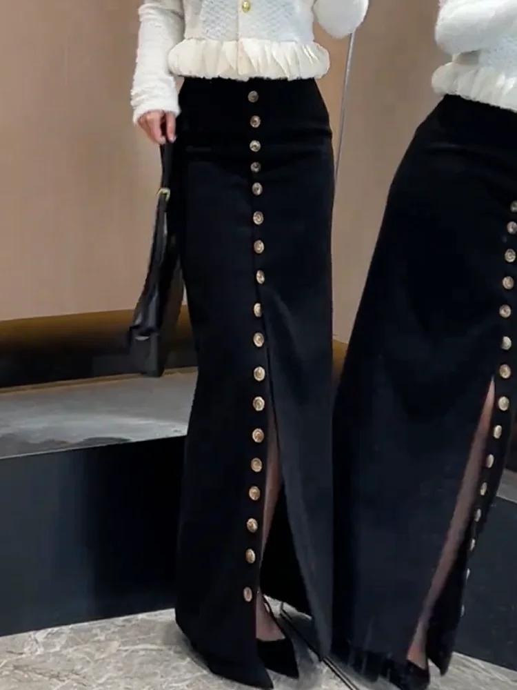 Женская приталенная юбка-карандаш Ele Slim Fit с одной пуговицей, осенне-зимняя, новая модная, простая прямая юбка-труба для любого типа фигуры
Женская приталенная юбка-карандаш Ele Slim Fit с одной пуговицей, осенне-зимняя, новая модная, простая прямая юбка-труба для любого типа фигуры