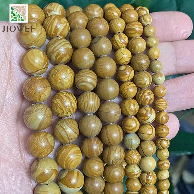 4/6/8/10/12mm Natural Stone Wood Texture Round Beads DIY Charms Bracelet Necklace for Jewelry Making 15" Strand Free Shipping
4/6/8/10/12mm Natural Stone Wood Texture Round Beads DIY Charms Bracelet Necklace for Jewelry Making 15" Strand Free Shipping
