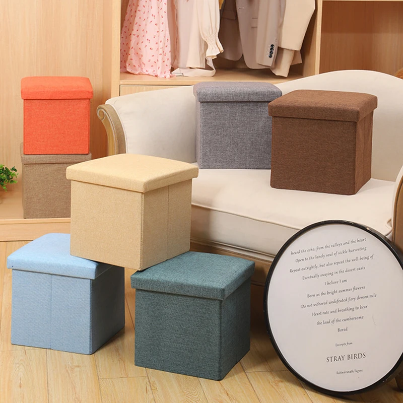 Foldable Storage Stool Box Multifunctional Fabric Storage Organizer Stool Boxes With Padded Seat Home Organization Sundries Box
Foldable Storage Stool Box Multifunctional Fabric Storage Organizer Stool Boxes With Padded Seat Home Organization Sundries Box