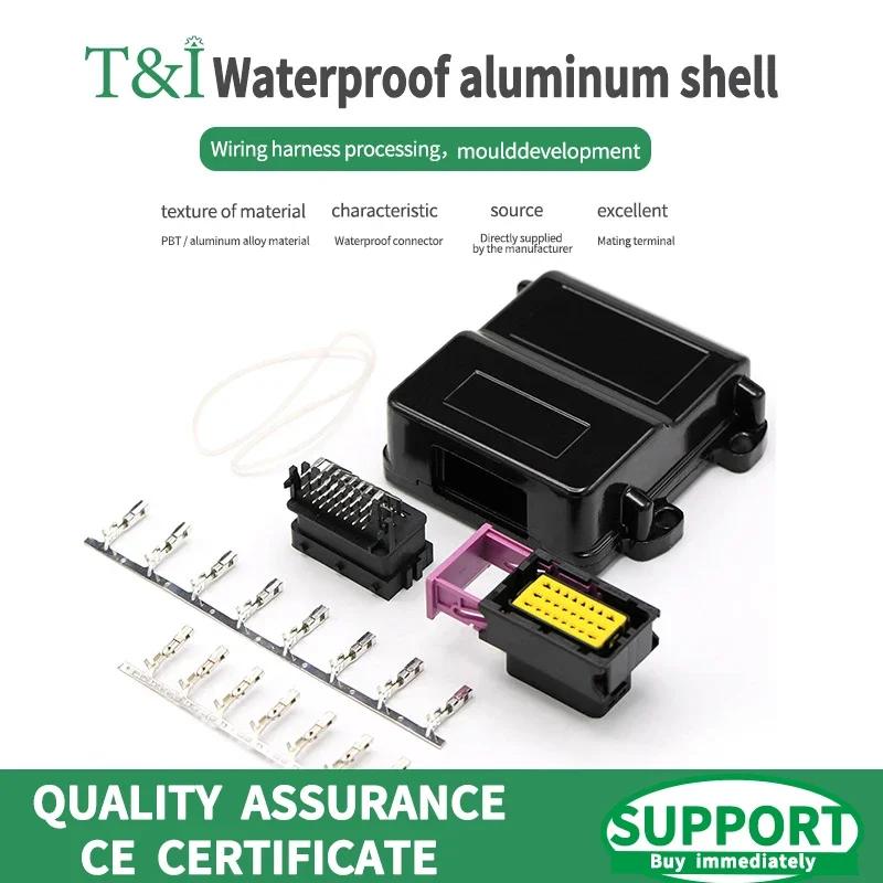 24pin ECU automotive aluminum enclosure box case motor car LPG CNG conversion ECU controller with auto connectors 211PC249S0005
24pin ECU automotive aluminum enclosure box case motor car LPG CNG conversion ECU controller with auto connectors 211PC249S0005