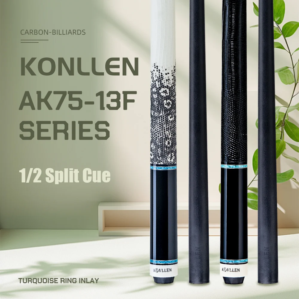 KONLLEN Carbon Fiber Pool Cue Stick with Real Inlay Leather Grip for12.5mm tip low deflection Billiard Cue Thanksgiving Version
KONLLEN Carbon Fiber Pool Cue Stick with Real Inlay Leather Grip for12.5mm tip low deflection Billiard Cue Thanksgiving Version