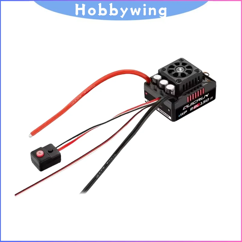 HOBBYWING QuicRun WP 8BL150 G2 3-6S 150A Brushless ESC for 1/8 RC Model Car LCD LED ESC Program Card Buggy Accessories
HOBBYWING QuicRun WP 8BL150 G2 3-6S 150A Brushless ESC for 1/8 RC Model Car LCD LED ESC Program Card Buggy Accessories