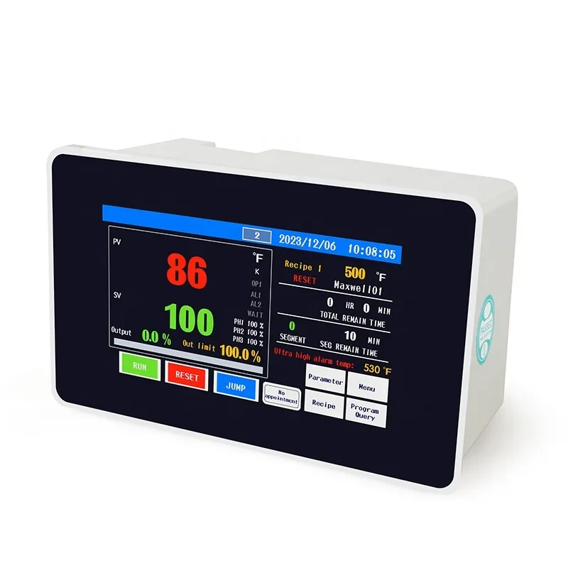 MF43HYC Wifi Ramp And Soak Programmable Temperature Controller With 6programs 72 Steps
MF43HYC Wifi Ramp And Soak Programmable Temperature Controller With 6programs 72 Steps