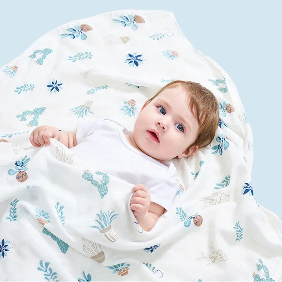 Baby Bath Towel Two Layer Gauze Infant Stroller Cover 120x110cm Baby Muslin Swaddle Wrap Bamboo Cotton Blanket Cute Soft Print
Baby Bath Towel Two Layer Gauze Infant Stroller Cover 120x110cm Baby Muslin Swaddle Wrap Bamboo Cotton Blanket Cute Soft Print