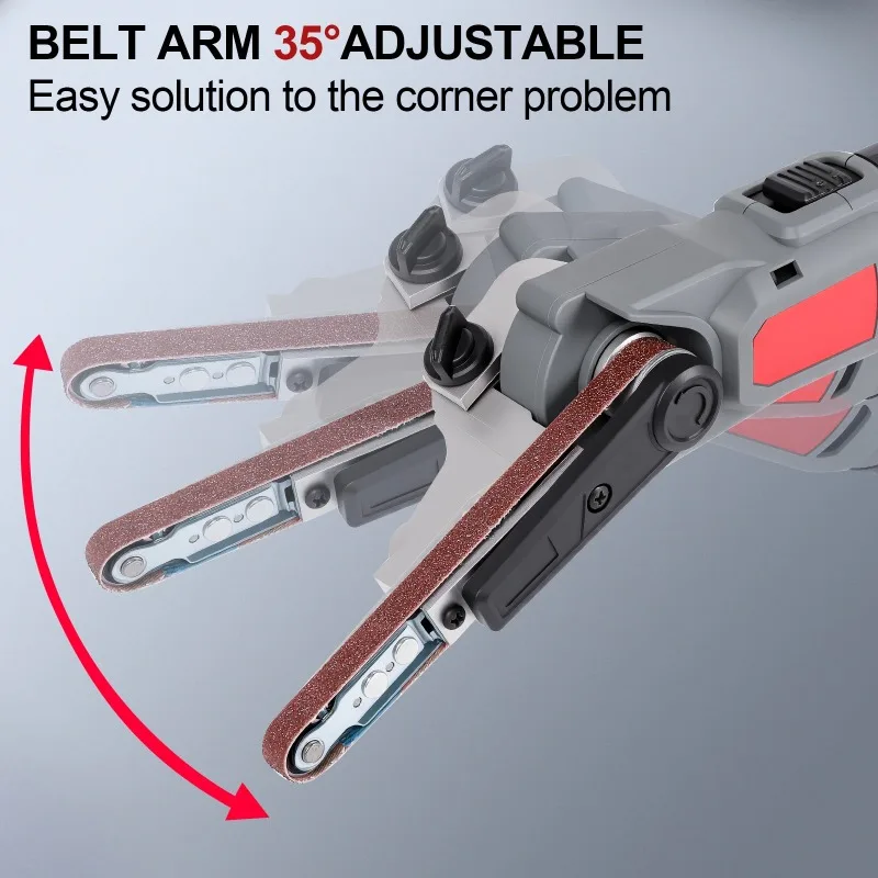【Premium】Cordless Mini Belt Sander Electric Polisher Grinder for Metal Wood tools Rechargeable Battery 6 Speeds Portable Sanding
【Premium】Cordless Mini Belt Sander Electric Polisher Grinder for Metal Wood tools Rechargeable Battery 6 Speeds Portable Sanding