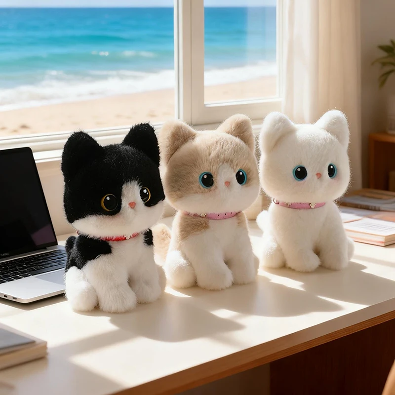 Adorable Siamese Cat Plushies Dolls Cute Stuffed Soft Animals Kitten Calico Cat Baby Accompany Plush Toys for Kids Gifts Decor
Adorable Siamese Cat Plushies Dolls Cute Stuffed Soft Animals Kitten Calico Cat Baby Accompany Plush Toys for Kids Gifts Decor