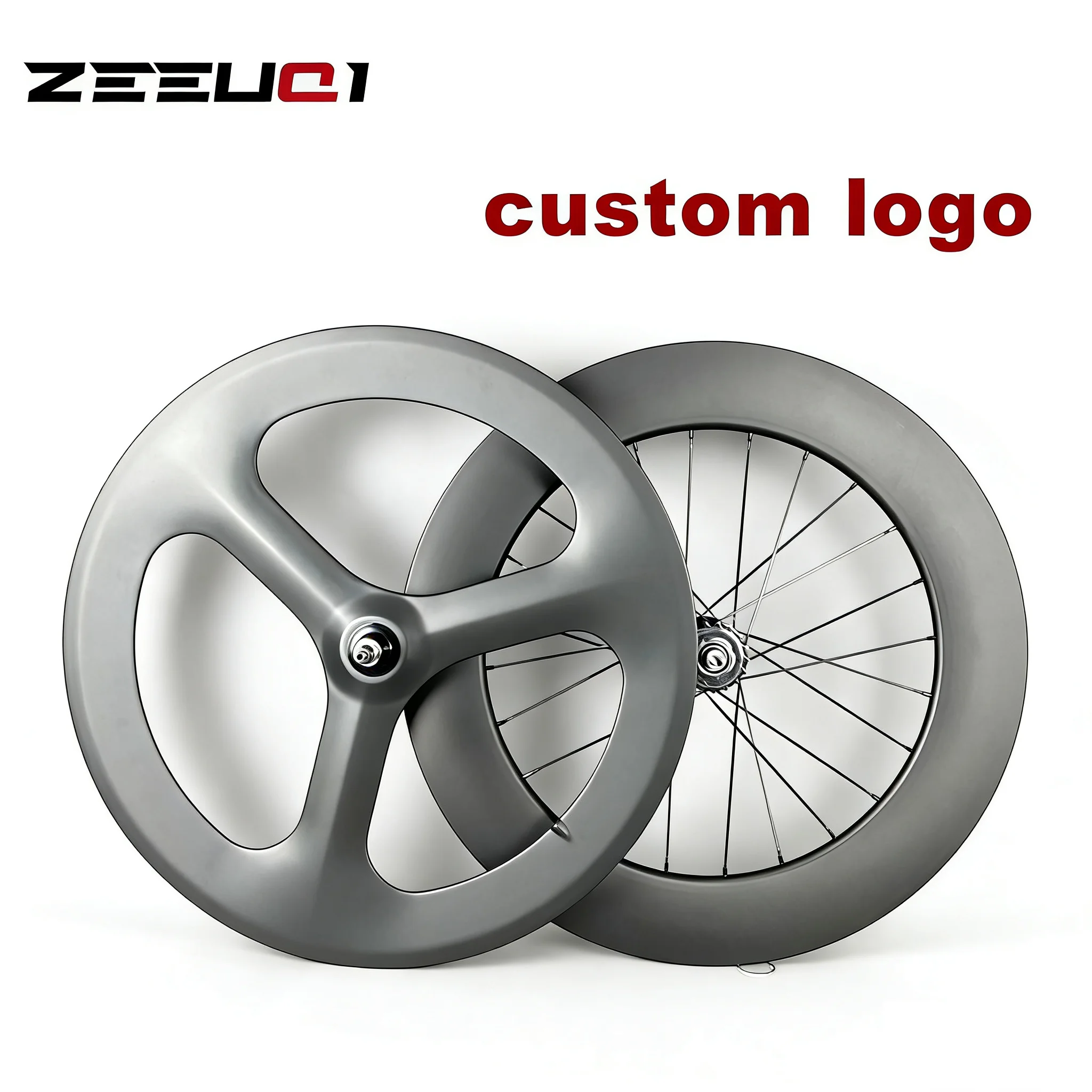 700C Full Carbon Wheels Front 3 spoke Rear 88 depth Wheel Time Trial Track/Road Bike UD Matte Wheelset Clincher/ Tubular
700C Full Carbon Wheels Front 3 spoke Rear 88 depth Wheel Time Trial Track/Road Bike UD Matte Wheelset Clincher/ Tubular