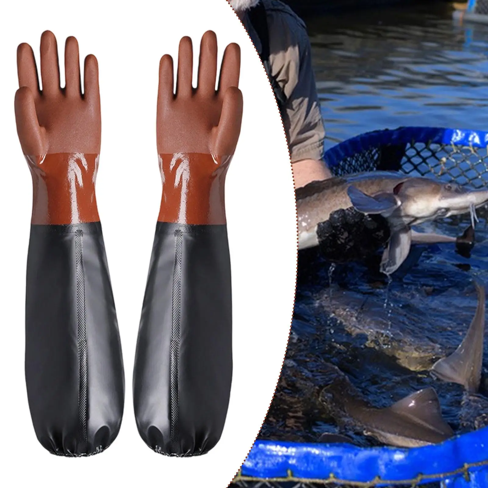 Waterproof Gloves Heavy Duty for Women and Men Cleaning Chemical Resistant Gloves for Aquarium Machinery Dishwashing Acid Work
Waterproof Gloves Heavy Duty for Women and Men Cleaning Chemical Resistant Gloves for Aquarium Machinery Dishwashing Acid Work