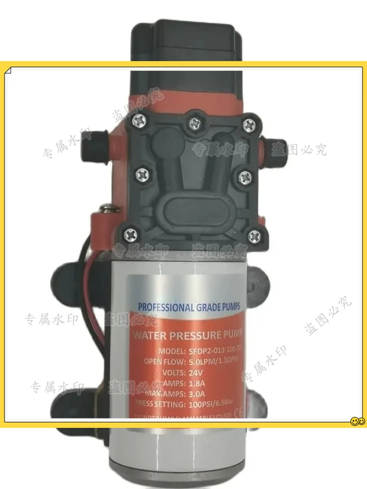 22 Series 12V SFDP1-013-100-22 / 24V SFDP2-013-100-22 1.3GPM 100PSI Diaphragm Pump
22 Series 12V SFDP1-013-100-22 / 24V SFDP2-013-100-22 1.3GPM 100PSI Diaphragm Pump