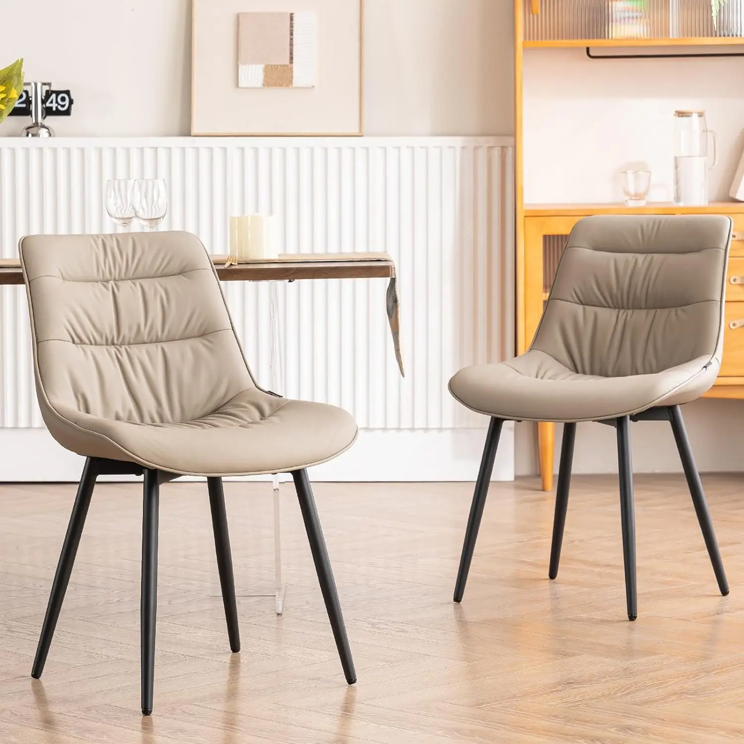 Kidol & Shellder Modern Dining Chairs Set of 2 Kitchen & Dining Room Chairs Upholstered Accent Chair Living Room Chairs
Kidol & Shellder Modern Dining Chairs Set of 2 Kitchen & Dining Room Chairs Upholstered Accent Chair Living Room Chairs