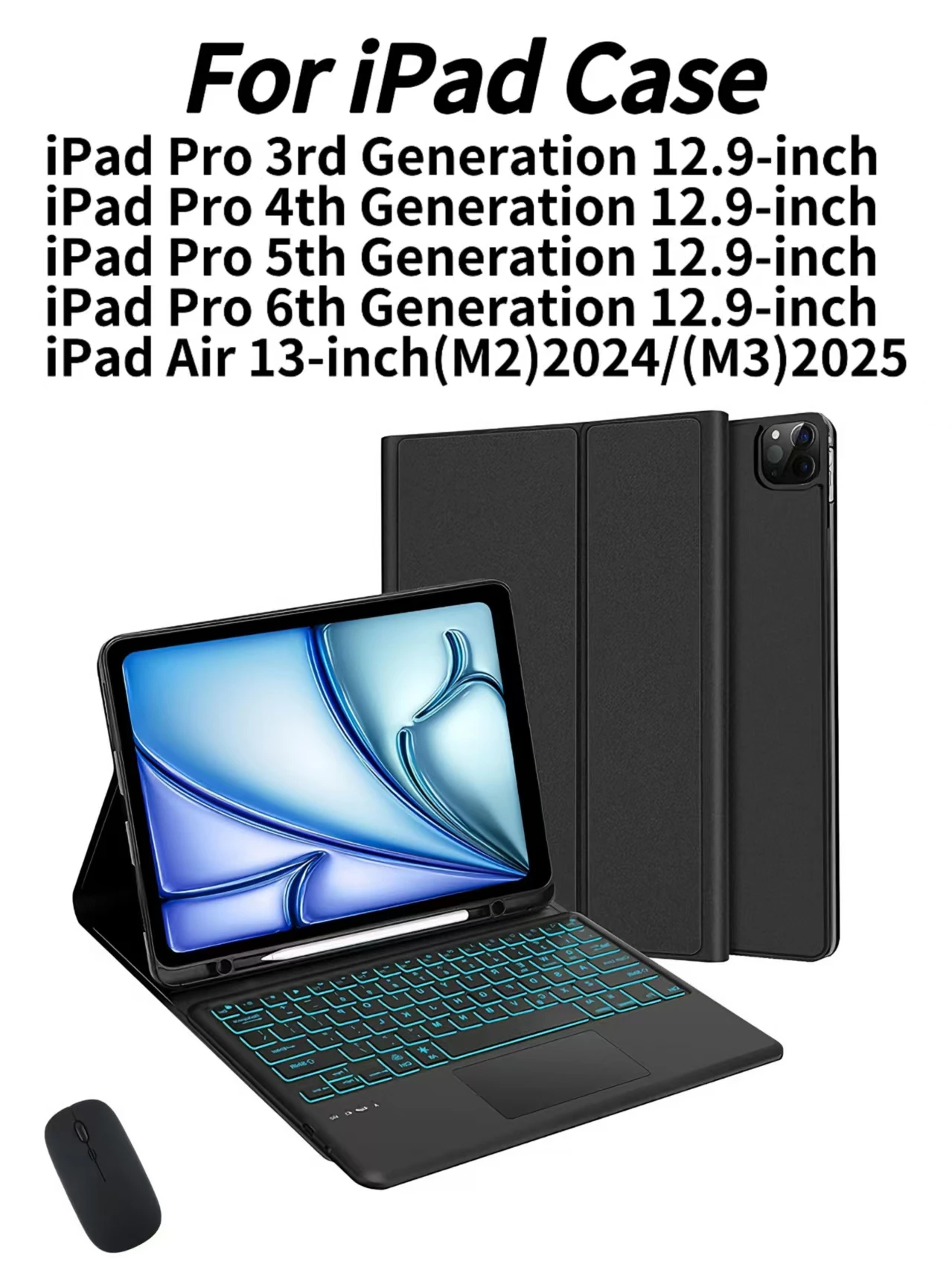 For iPad Pro 3rd Generation 12.9-inch For ipad pro/4th/5th/6th/ Generation12.9-inch for iPad Air 13-inch(M2)2024/(M3)2025
For iPad Pro 3rd Generation 12.9-inch For ipad pro/4th/5th/6th/ Generation12.9-inch for iPad Air 13-inch(M2)2024/(M3)2025