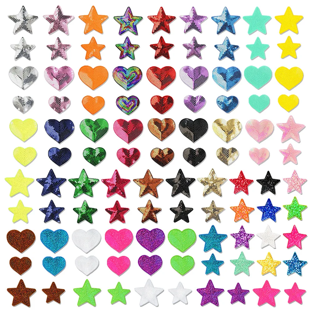 Cartoon Cute Embroidery Laser Sequins Love Pentagram Cloth Down Jacket Shoes and Hats Decoration DIY Patch Sticker Boy Girl Gift
Cartoon Cute Embroidery Laser Sequins Love Pentagram Cloth Down Jacket Shoes and Hats Decoration DIY Patch Sticker Boy Girl Gift