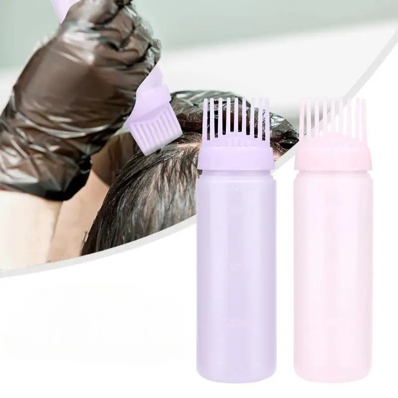 120ML Casual Hair Dye Bottle Applicator Brush 120ML Precise Dyeing Tool For Salon Home Hair Coloring Easy Squeeze Dispensing
120ML Casual Hair Dye Bottle Applicator Brush 120ML Precise Dyeing Tool For Salon Home Hair Coloring Easy Squeeze Dispensing