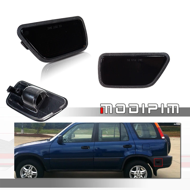 Smoked Lens Car Rear Bumper Side Marker Light Housings For 1997 1998 1999 2000 2001 Honda CR-V, No Bulb/Socket, Car Accessories
Smoked Lens Car Rear Bumper Side Marker Light Housings For 1997 1998 1999 2000 2001 Honda CR-V, No Bulb/Socket, Car Accessories
