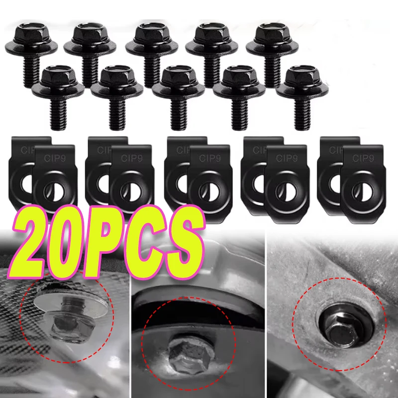 20pcs Auto Body Bolt U Nut Clip Bumper Fender Liner Push-Pull Metal U Plus Retainer Hood Splash Shield Rivet Body Guard Spiral
20pcs Auto Body Bolt U Nut Clip Bumper Fender Liner Push-Pull Metal U Plus Retainer Hood Splash Shield Rivet Body Guard Spiral