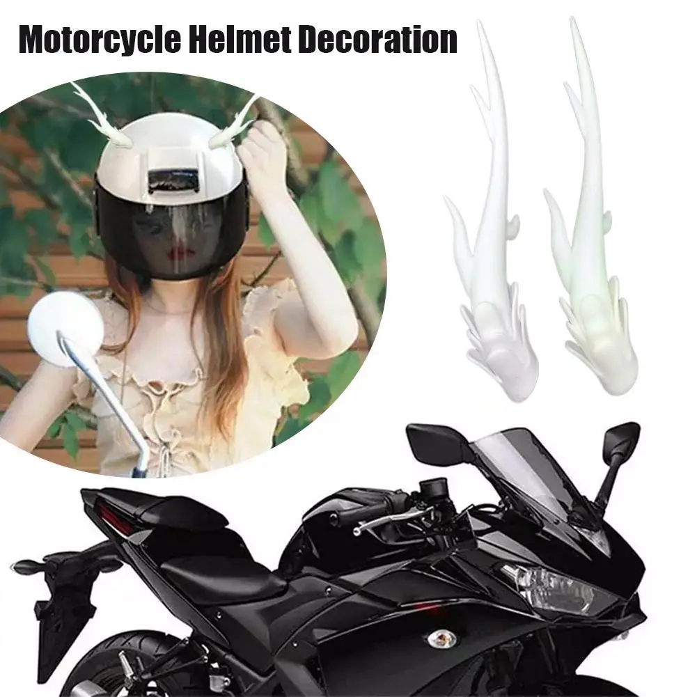 Helmet Decoration Motorcycle Dragon Horn Helmet Ornaments, Motorcycle Printing Helmet Props 3D Decoration X2S5 
Helmet Decoration Motorcycle Dragon Horn Helmet Ornaments, Motorcycle Printing Helmet Props 3D Decoration X2S5