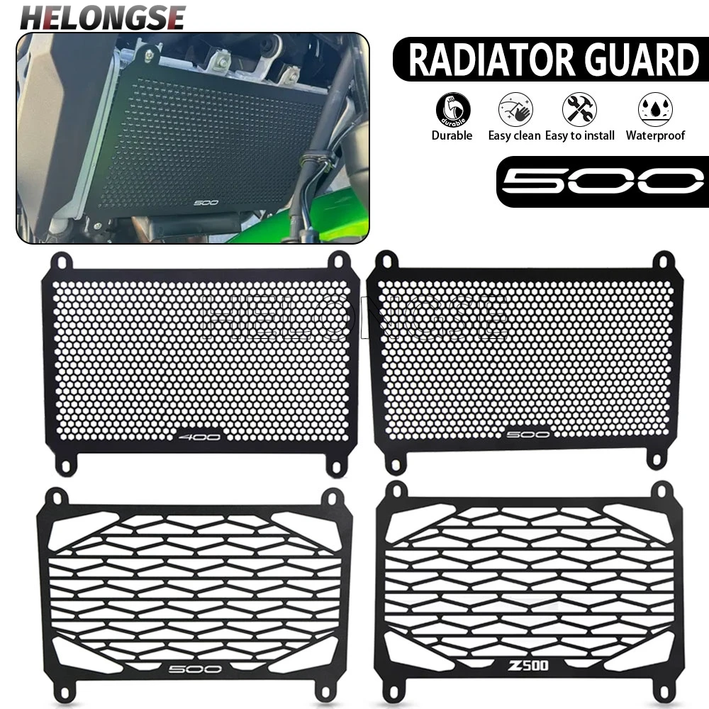 For Kawasaki Z400 Eliminator 400 450 2023 2024 2025 2026 Z500 Z 500 SE ABS Motorcycle Part Radiator Guard Grille Cover Protector 
For Kawasaki Z400 Eliminator 400 450 2023 2024 2025 2026 Z500 Z 500 SE ABS Motorcycle Part Radiator Guard Grille Cover Protector