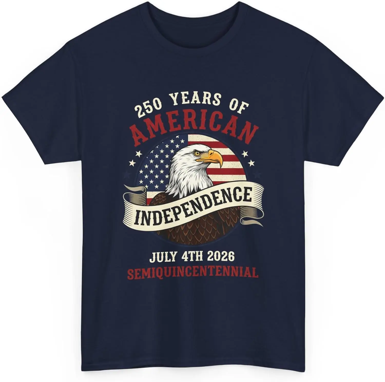 Semiquincentennial T-Shirt July 4th 2026 NationalDay of Independence Patriotic Eagle High Quality Cotton Regular Short Sleeve
Semiquincentennial T-Shirt July 4th 2026 NationalDay of Independence Patriotic Eagle High Quality Cotton Regular Short Sleeve
