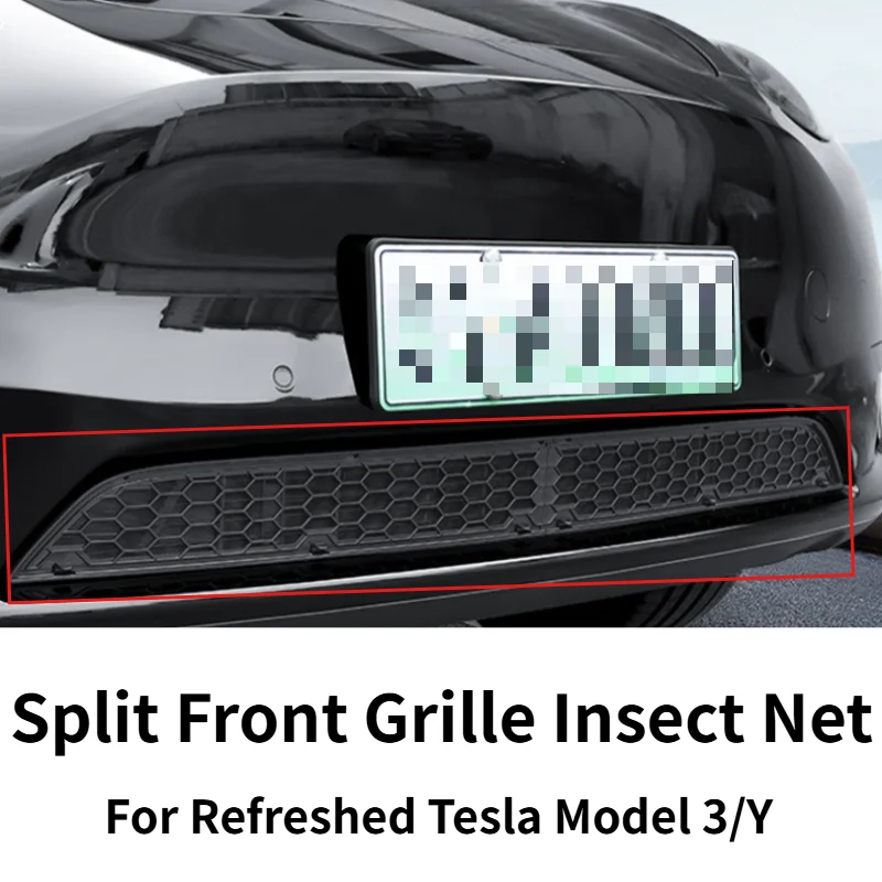 Refreshed Tesla Model3 Y Integrated Split Insect Proof Net Detachable Front Grille Protective Mesh Exterior Auto Accessories
Refreshed Tesla Model3 Y Integrated Split Insect Proof Net Detachable Front Grille Protective Mesh Exterior Auto Accessories