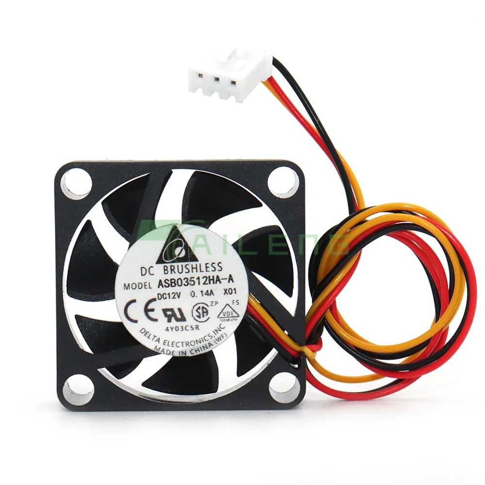 ASB03512HA-A 3.5cm 35MM 35*35*10MM cooling fan DC 12V 0.14A
ASB03512HA-A 3.5cm 35MM 35*35*10MM cooling fan DC 12V 0.14A
