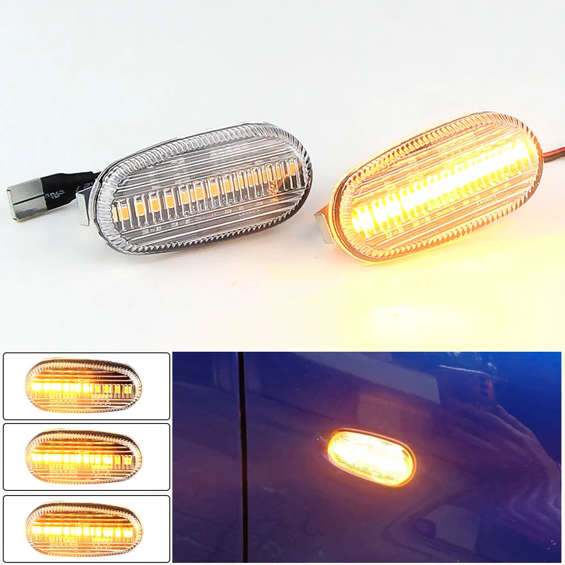2PCS Car LED Side Marker Flashing Lamp Dynamic Turn Signal Lights for Alfa Romeo 147(937)/GT (937)/MiTo (955) for Fiat Bravo II
2PCS Car LED Side Marker Flashing Lamp Dynamic Turn Signal Lights for Alfa Romeo 147(937)/GT (937)/MiTo (955) for Fiat Bravo II