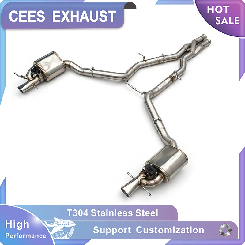 CEES Z Pipe Design Catback for Mercedes-Benz E63 E63S W212 6.2L AMG 2007-2016 Stainless Steel Exhaust Pipe Valved Muffler
CEES Z Pipe Design Catback for Mercedes-Benz E63 E63S W212 6.2L AMG 2007-2016 Stainless Steel Exhaust Pipe Valved Muffler