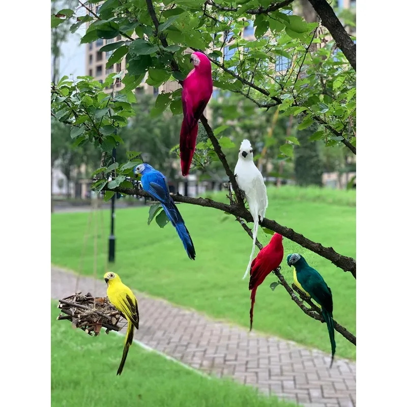 25/35cm Simulation Parrot Garden Decoration Creative Lawn Figurine Ornament Animal Bird Outdoor Garden Party Prop Decoration
25/35cm Simulation Parrot Garden Decoration Creative Lawn Figurine Ornament Animal Bird Outdoor Garden Party Prop Decoration