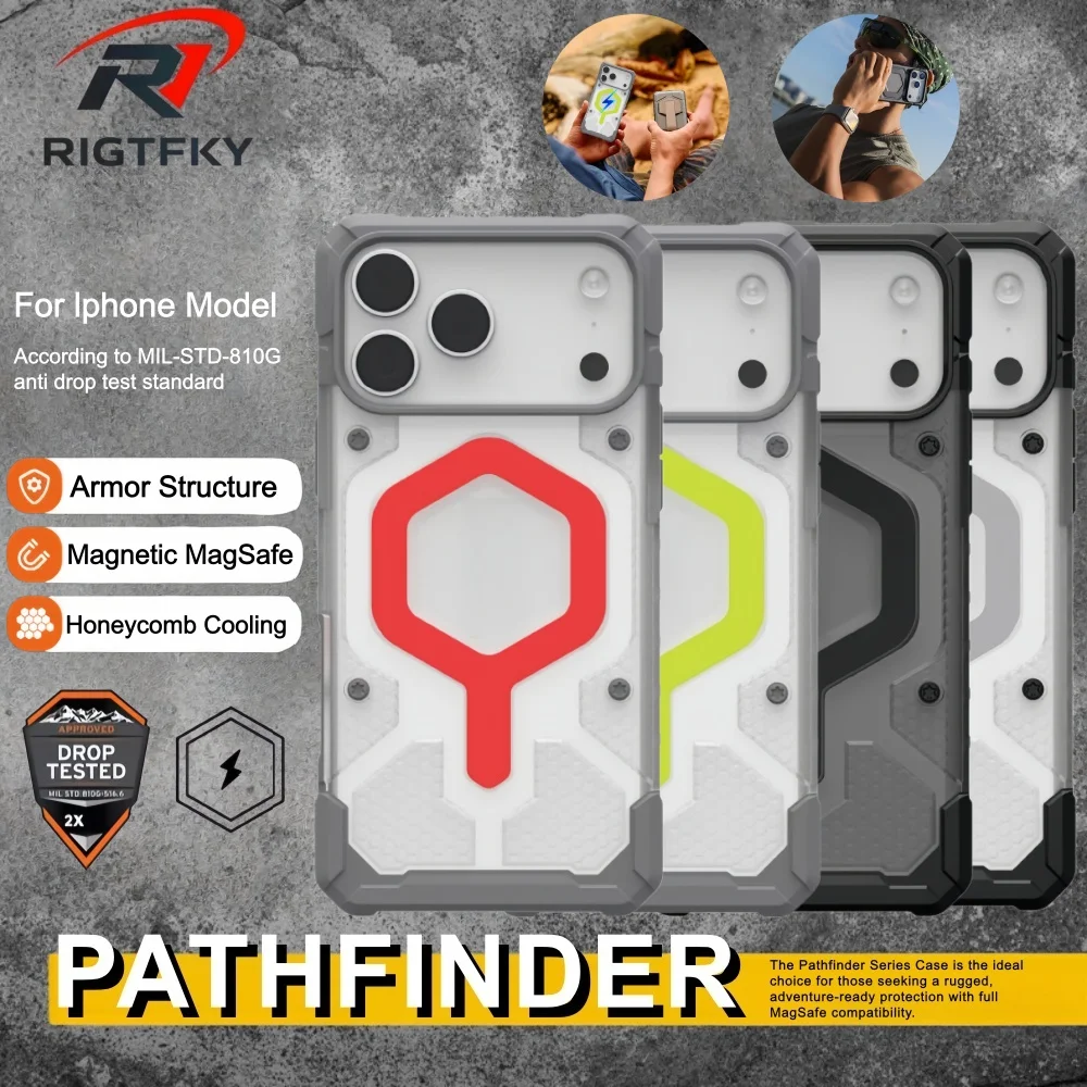 Original Shockproof MagSafe Case for Iphone 17 Air 16 15 14 13 12 Pro Max Ua-g Military Armor Magnetic Rugged Protective Cover
Original Shockproof MagSafe Case for Iphone 17 Air 16 15 14 13 12 Pro Max Ua-g Military Armor Magnetic Rugged Protective Cover
