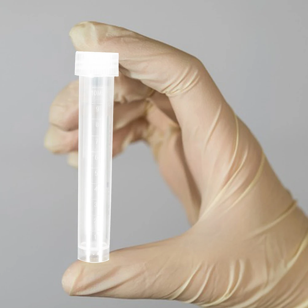 10 Pcs Cryovial Plastic Testing Containers Tube Tubes Cryogenic Vials Sample Sampling Small
10 Pcs Cryovial Plastic Testing Containers Tube Tubes Cryogenic Vials Sample Sampling Small