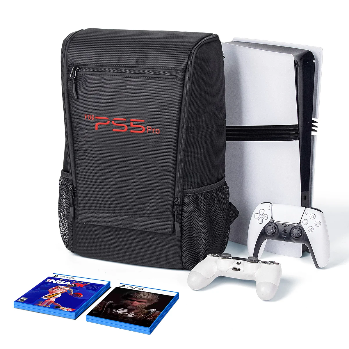 Breathable Travel Backpack for PS5 Pro/Slim Console and Accessories Durable Comfortable Straps Carrying Case Traveling Black Bag
Breathable Travel Backpack for PS5 Pro/Slim Console and Accessories Durable Comfortable Straps Carrying Case Traveling Black Bag