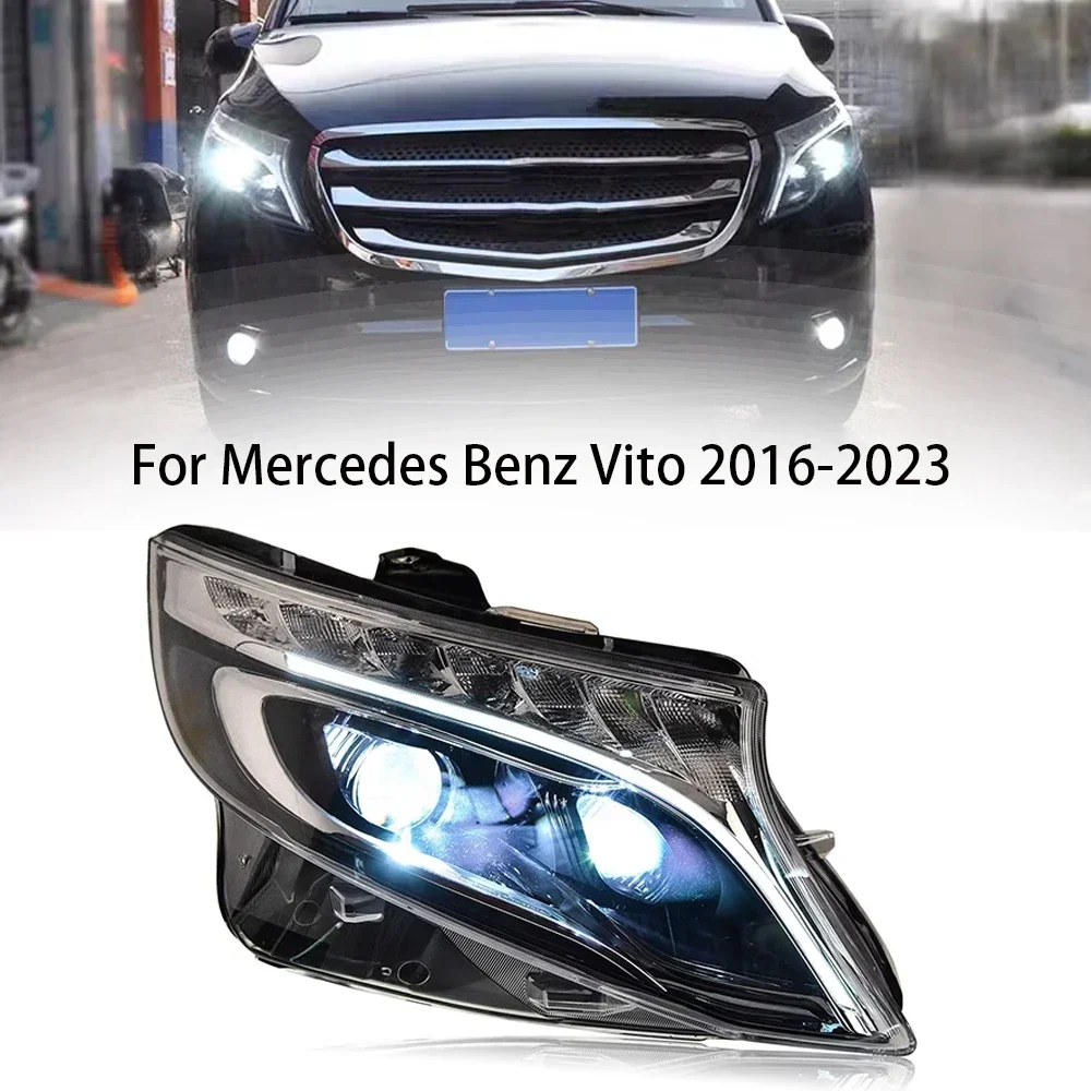 Car Front Lights For Benz Vito 2016-2022 W447 LED Headlight Assembly Upgrade High Configure Dynamic Lamp Accessories
Car Front Lights For Benz Vito 2016-2022 W447 LED Headlight Assembly Upgrade High Configure Dynamic Lamp Accessories