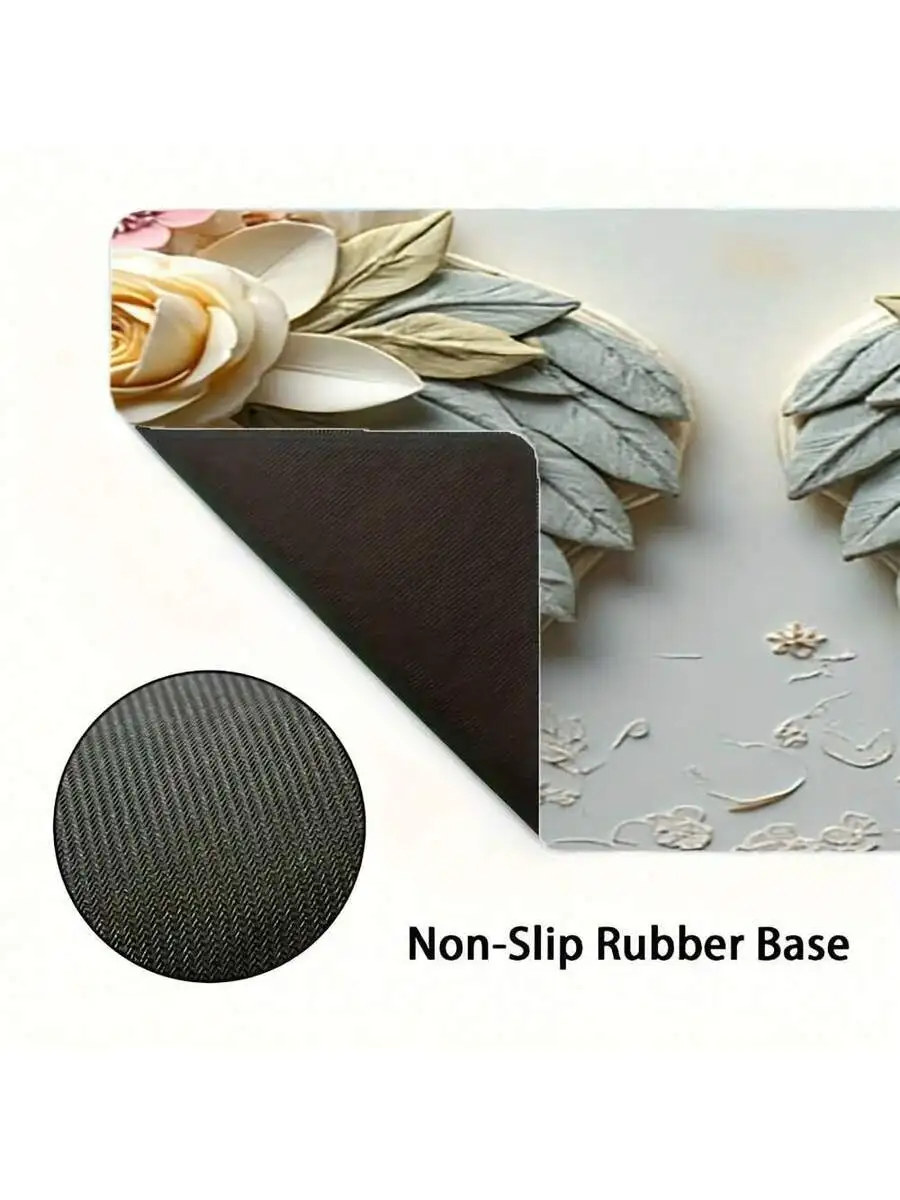 Large Ergonomic Mouse Pad With Non-Slip Rubber Base Waterproof Quick-Dry Surface Floral Design White Wings
Large Ergonomic Mouse Pad With Non-Slip Rubber Base Waterproof Quick-Dry Surface Floral Design White Wings