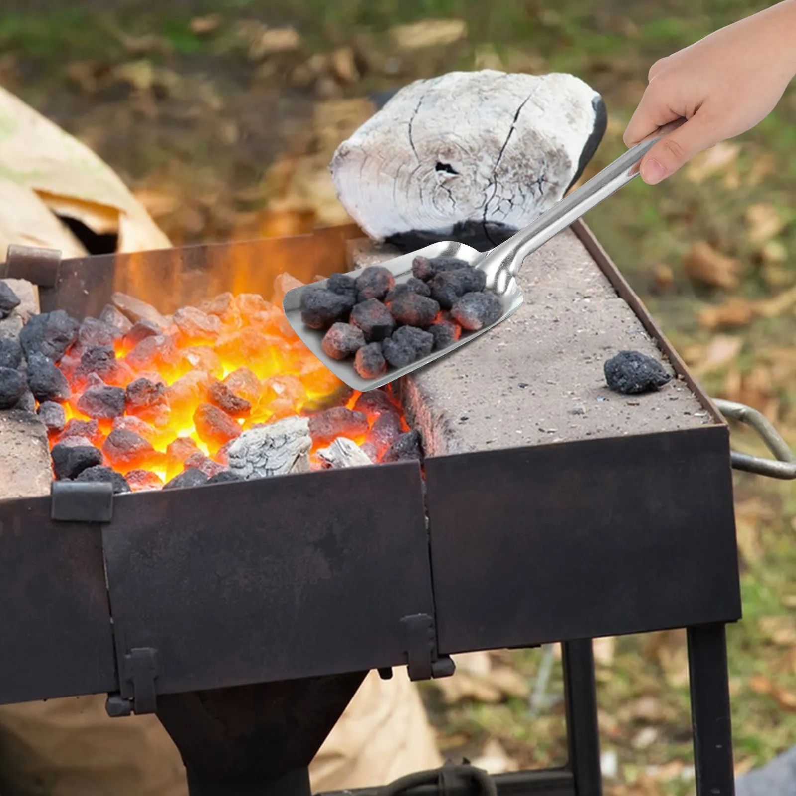 Совок для золы и угля с длинной ручкой для кухни, камина и печи
Совок для золы и угля с длинной ручкой для кухни, камина и печи