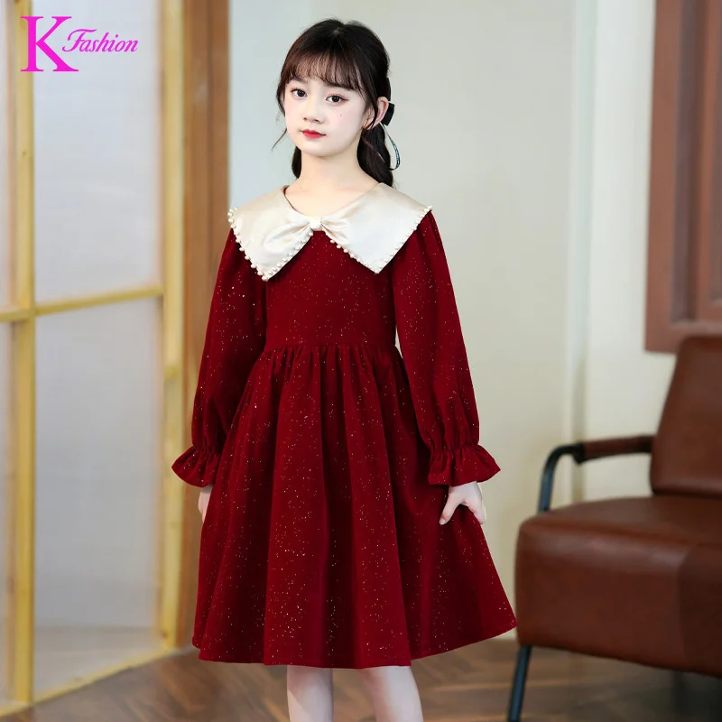 2025 Girls New Velvet Princess Dress For Kid Girls Stylish Birthday Gown Children's Dress 4-12 Years Fashion Red Color
2025 Girls New Velvet Princess Dress For Kid Girls Stylish Birthday Gown Children's Dress 4-12 Years Fashion Red Color