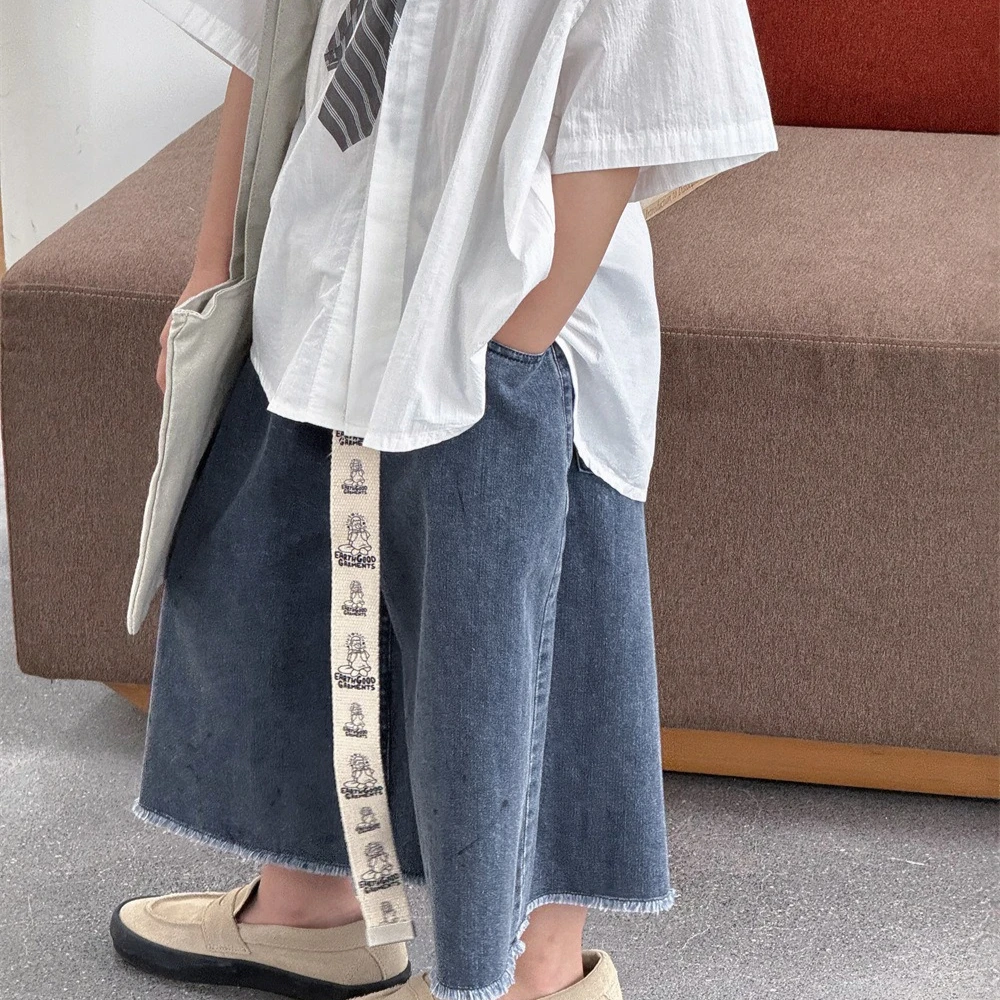 Pants 2026 Spring and Summer New Children's Wear Korean Style Boys and Girls Foreign Style Made Old Cowboy Wide Leg Casual Pants
Pants 2026 Spring and Summer New Children's Wear Korean Style Boys and Girls Foreign Style Made Old Cowboy Wide Leg Casual Pants