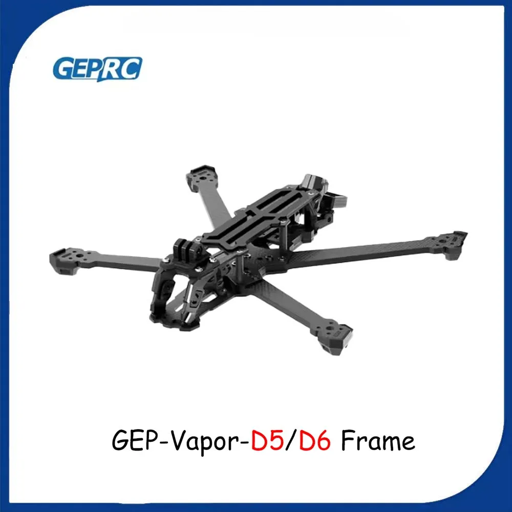 GEPRC GEP-Vapor-D5 D6 Комплекты рамок Подходит для Vapor Drone Рама из углеродного волокна DIY RC FPV Квадрокоптер 5-6 дюймов Аксессуары Запчасти
GEPRC GEP-Vapor-D5 D6 Комплекты рамок Подходит для Vapor Drone Рама из углеродного волокна DIY RC FPV Квадрокоптер 5-6 дюймов Аксессуары Запчасти