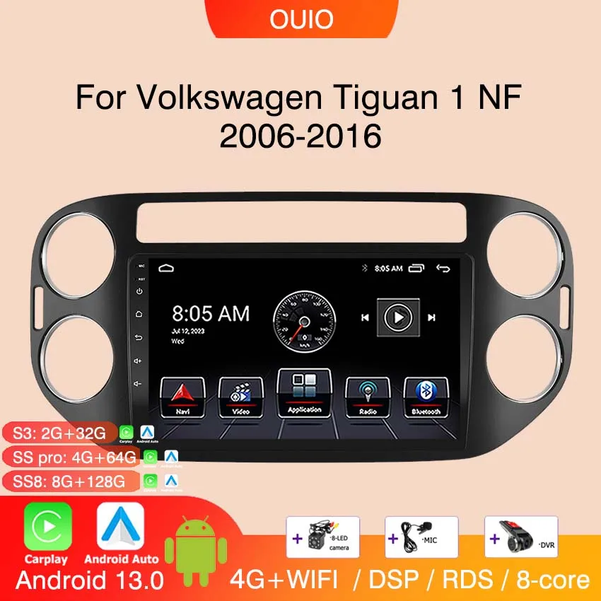 Android 13 radio For VW Volkswagen Tiguan 1 NF 2006 2008-2016 Car stereo Multimedia Video Player carplay Auto GPS Navigation
Android 13 radio For VW Volkswagen Tiguan 1 NF 2006 2008-2016 Car stereo Multimedia Video Player carplay Auto GPS Navigation