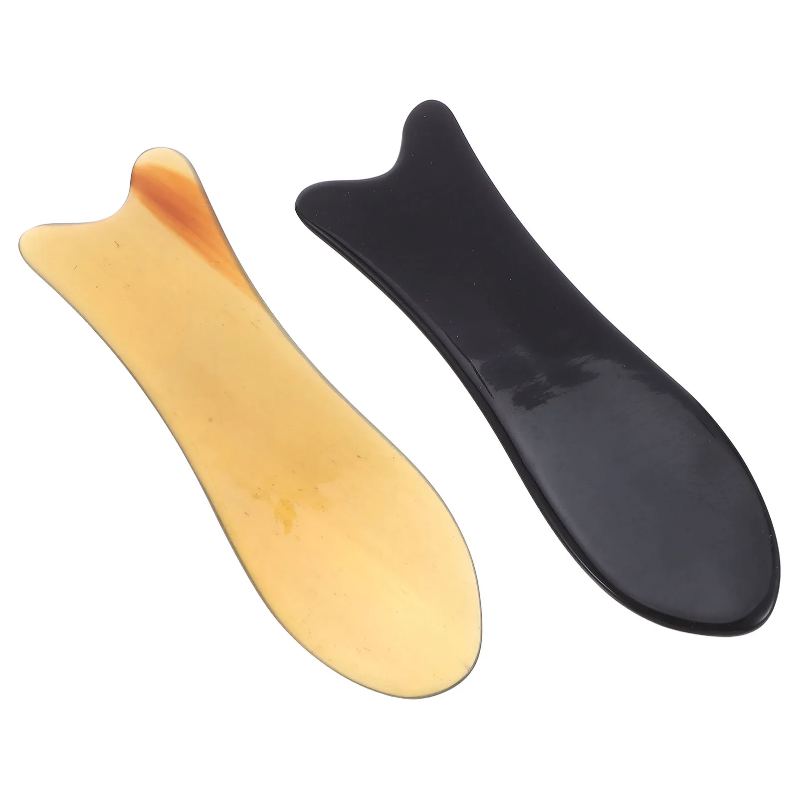 2Pcs Ox Horn Scraping Massage Sticks Black Yellow Durable Facial Guasha Tool Pain Relief Home Salon Use Beauty Care
2Pcs Ox Horn Scraping Massage Sticks Black Yellow Durable Facial Guasha Tool Pain Relief Home Salon Use Beauty Care