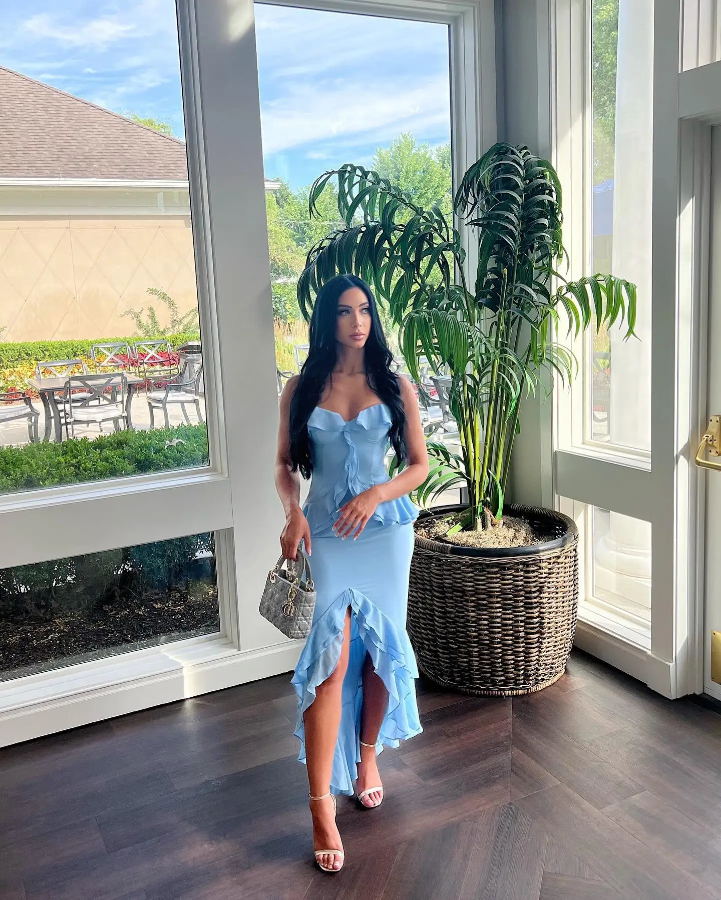Customized High Quality Strapless Chiffon Sleeveless Evening Dresses Elegant Ankle Length Celebrity Gowns Vestido De Noche
Customized High Quality Strapless Chiffon Sleeveless Evening Dresses Elegant Ankle Length Celebrity Gowns Vestido De Noche
