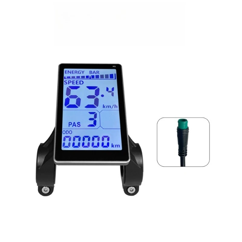Mountain bike lithium battery modification accessories LCD-M5 electric scooter intelligent LCD meter/waterproof
Mountain bike lithium battery modification accessories LCD-M5 electric scooter intelligent LCD meter/waterproof