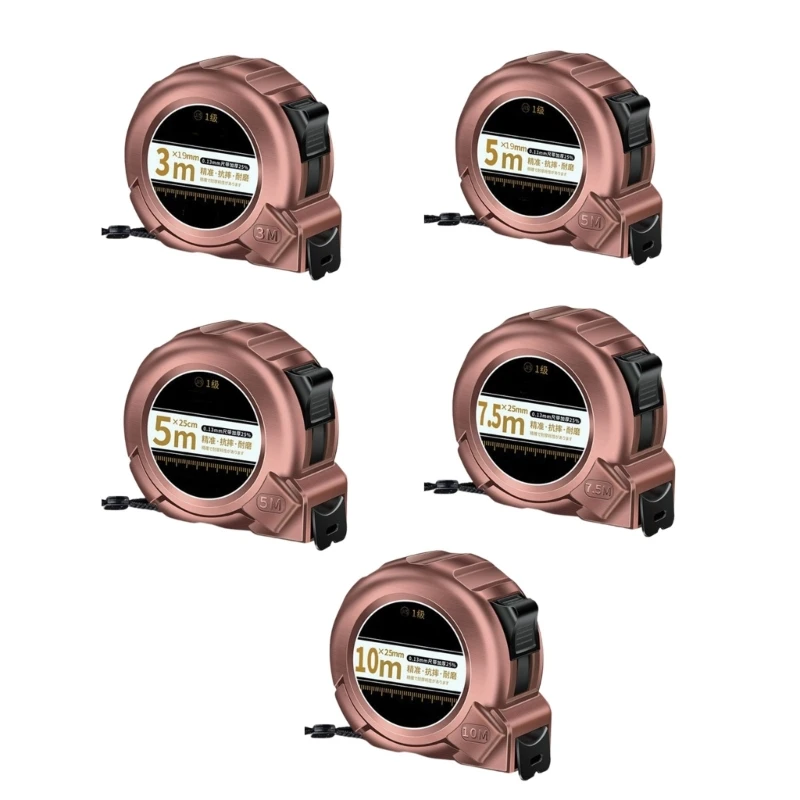 Tape Measure 3/5/7.5/10M Measuring Tape Retractable, Self-Locking Tape Measurer, Easy Reads Metric Scale Measurement Tape
Tape Measure 3/5/7.5/10M Measuring Tape Retractable, Self-Locking Tape Measurer, Easy Reads Metric Scale Measurement Tape