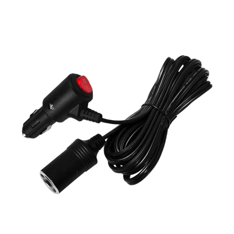 Car Cigarette Extension Cord with On/off- Button Max180W for Car Vacuum Cleaners, Fans, LED Lights,
Car Cigarette Extension Cord with On/off- Button Max180W for Car Vacuum Cleaners, Fans, LED Lights,