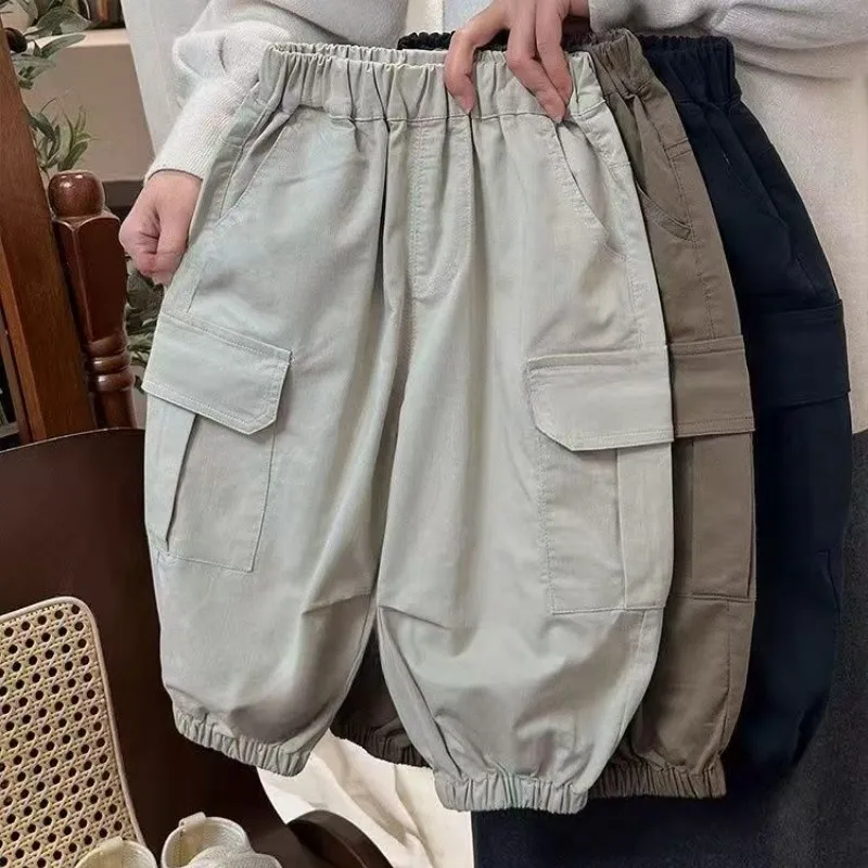Children's Cargo Pants Spring and Summer New Baby Trousers Boys and Girls' Side Pocket Casual Pants
Children's Cargo Pants Spring and Summer New Baby Trousers Boys and Girls' Side Pocket Casual Pants
