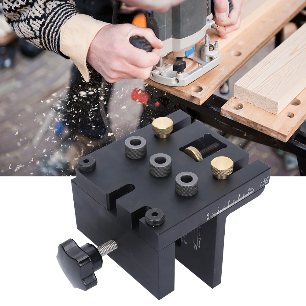 Carpenter Tool Woodworking Positioning Tool 3‑in‑1 Woodworking Drilling Locator Hole Puncher Doweling Jig Drilling Kit
Carpenter Tool Woodworking Positioning Tool 3‑in‑1 Woodworking Drilling Locator Hole Puncher Doweling Jig Drilling Kit